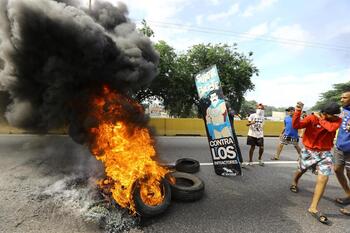 Miles de detenidos durante las protestas en Venezuela