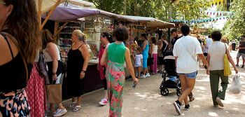 A la época medieval con el mercadillo