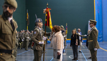 Palencia se viste de gala para rendir honores a la bandera