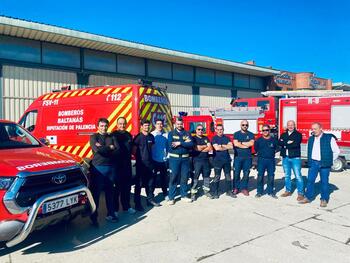 Siete bomberos de la provincia se desplazan a Valencia