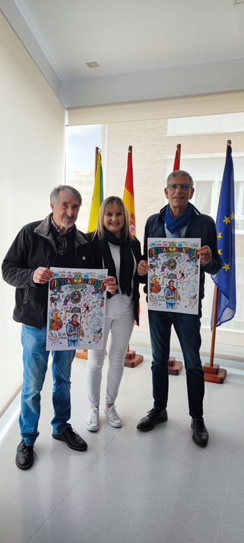 José Antonio Cagigal firma el cartel de las fiestas de Guardo