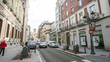 Las obras de semipeatonalización arrancan en la calle Burgos