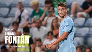 José Fontán cierra su etapa en el RC Celta