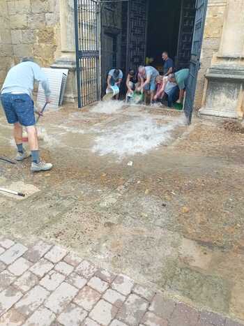 Las calles de Astudillo se convirtieron en arroyos