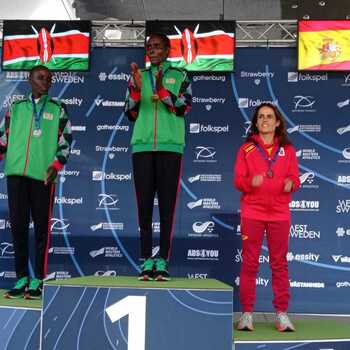 Dos medallas para Elisa Hernández en el Mundial máster