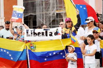 Movilización de venezolanos en Valladolid