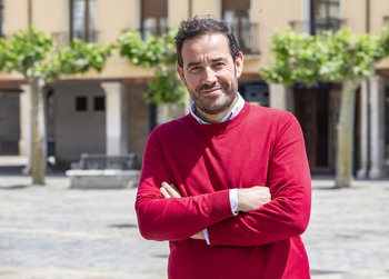 Miguel Ángel Blanco y Rosa Aldea, en la delegación palentina