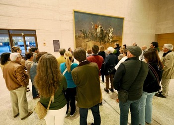 Sin plazas en enero para las visitas al arte de las Cortes