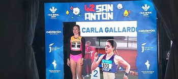 Carla Gallardo, tercera entre las antorchas y primera española